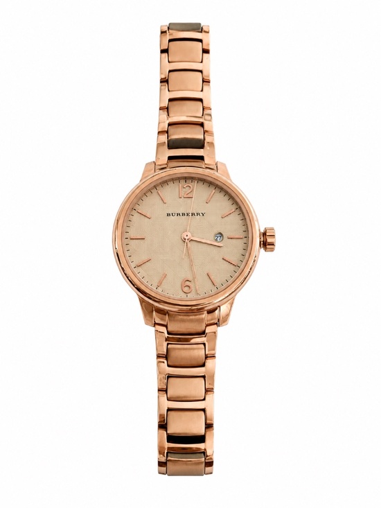 BRAND NEW Burberry The Classic Champagne Rose Gold Women’s Watch BU10116